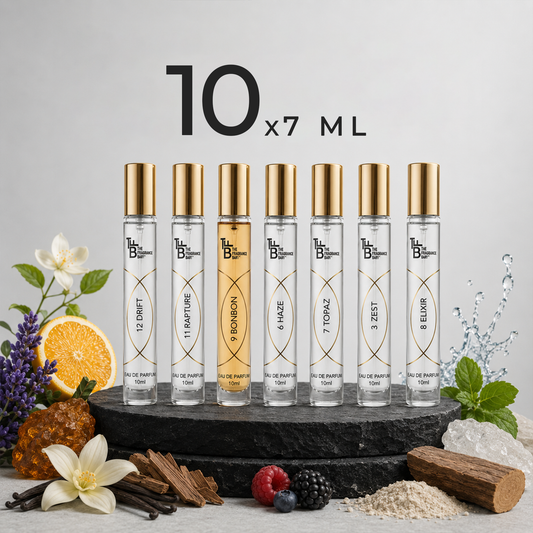 The Fragrance Bar - Gift Box Black | 7x10 ml