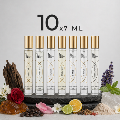 The Fragrance Bar - Gift Box Purple | 7x10 ml