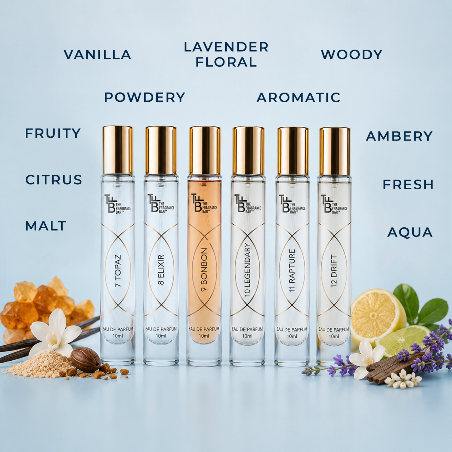 The Fragrance Bar - Euphoria | 6x10 ml