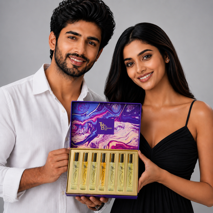 The Fragrance Bar - Gift Box Purple | 7x10 ml