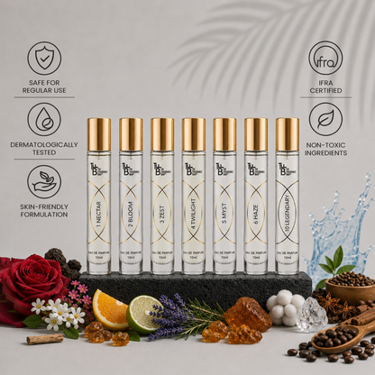 The Fragrance Bar - Gift Box Purple | 7x10 ml