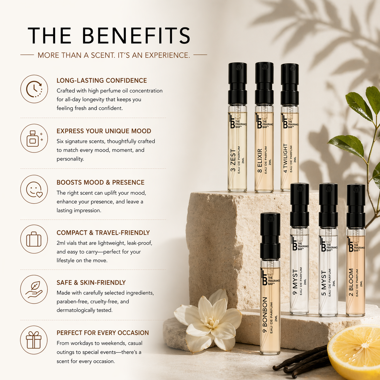 Discovery Pack of 6 x 2ml EDP Perfume Set